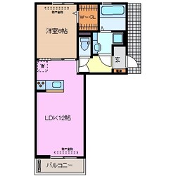 コンフィアンスの物件間取画像